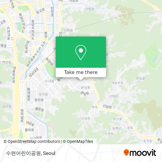 수련어린이공원 map