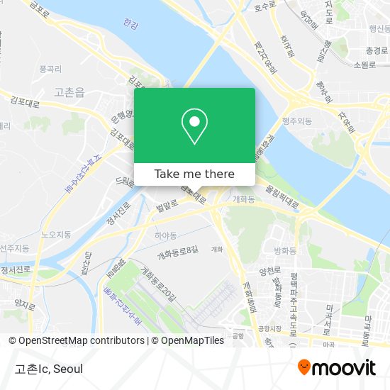 고촌Ic map