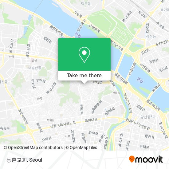등촌교회 map