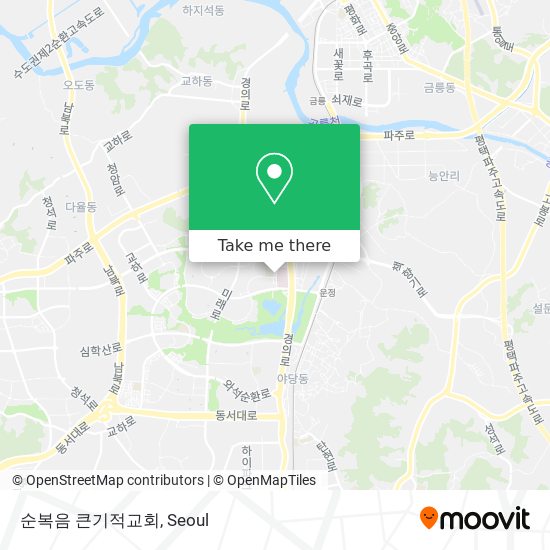 순복음 큰기적교회 map