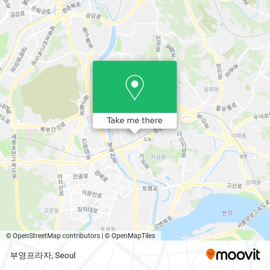 부영프라자 map