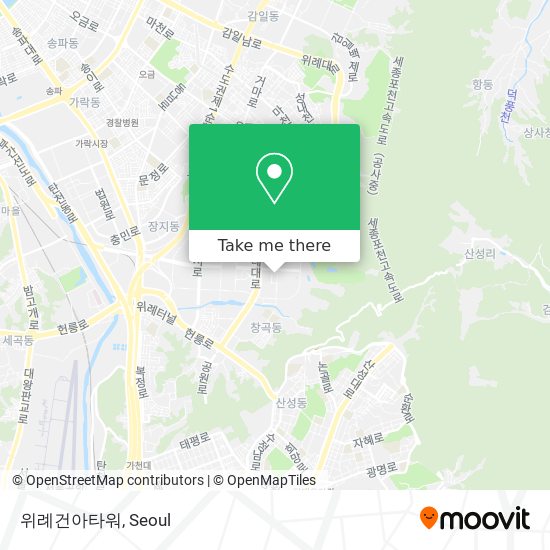 위례건아타워 map