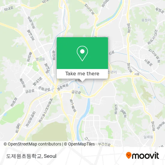 도제원초등학교 map