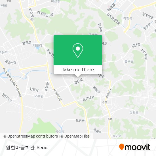 원현마을회관 map