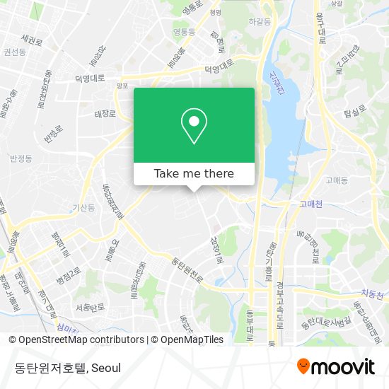 동탄윈저호텔 map