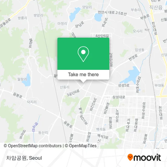 차암공원 map