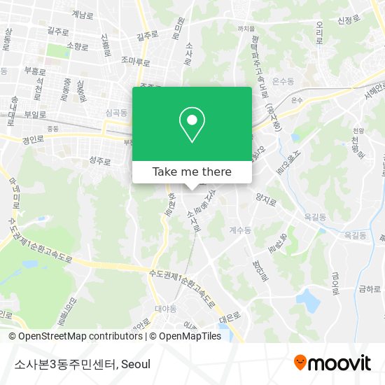 소사본3동주민센터 map