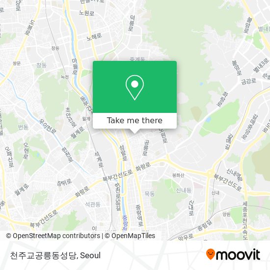 천주교공릉동성당 map