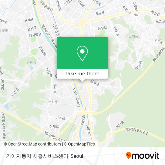 기아자동차 시흥서비스센터 map
