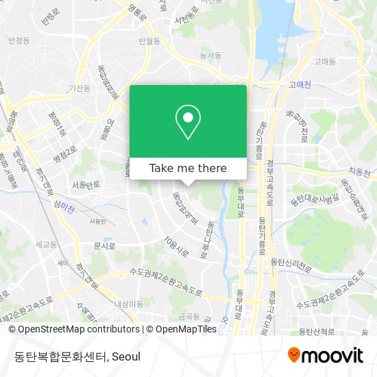 동탄복합문화센터 map