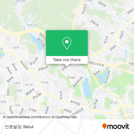 안효빌딩 map