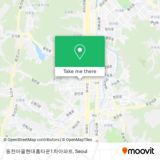 동천마을현대홈타운1차아파트 map