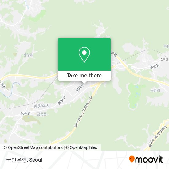 국민은행 map