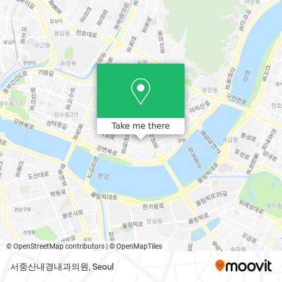 서중산내경내과의원 map