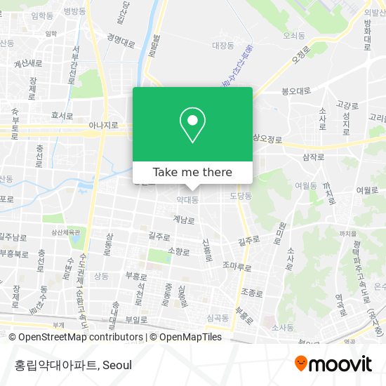 홍립약대아파트 map