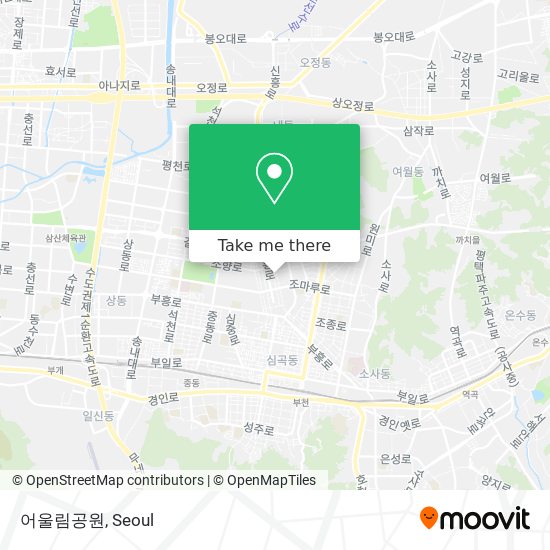 어울림공원 map