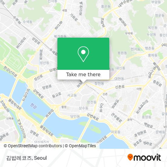 김밥레코즈 map