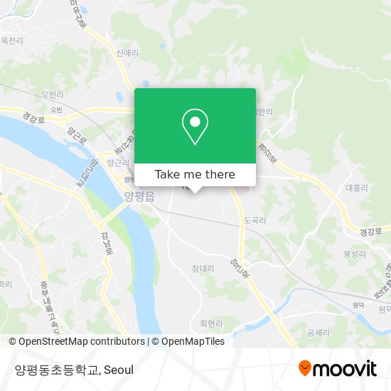 양평동초등학교 map