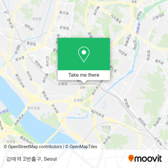 강매역 2번출구 map