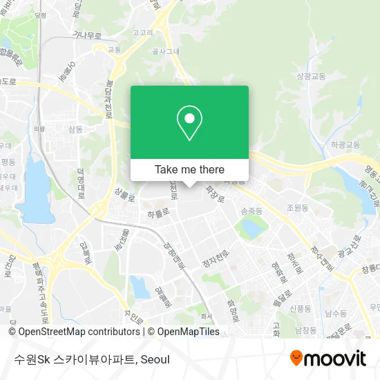 수원Sk 스카이뷰아파트 map