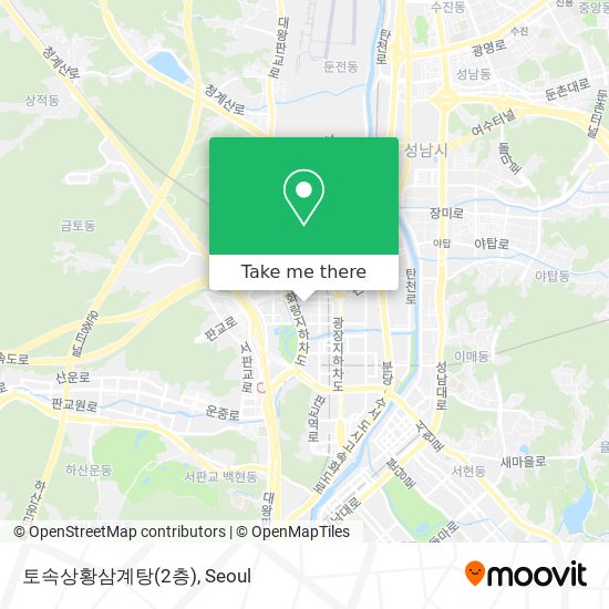 토속상황삼계탕(2층) map