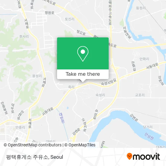 평택휴게소 주유소 map