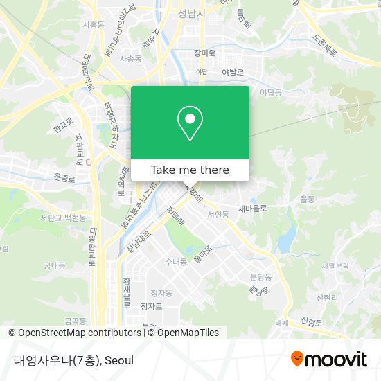 태영사우나(7층) map