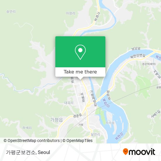 가평군보건소 map