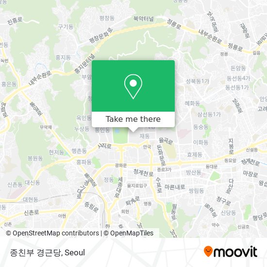 종친부 경근당 map