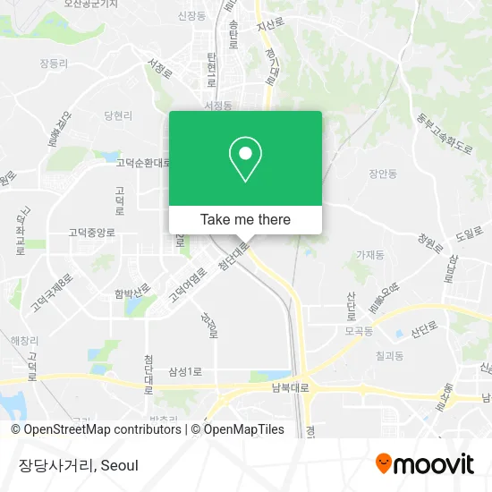 장당사거리 map