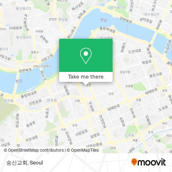 숭신교회 map