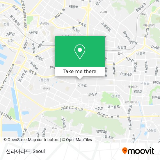 신라아파트 map