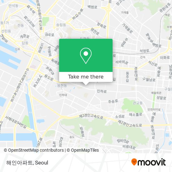 해인아파트 map