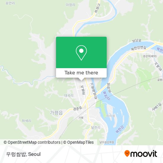 우렁쌈밥 map