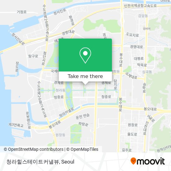 청라힐스테이트커낼뷰 map