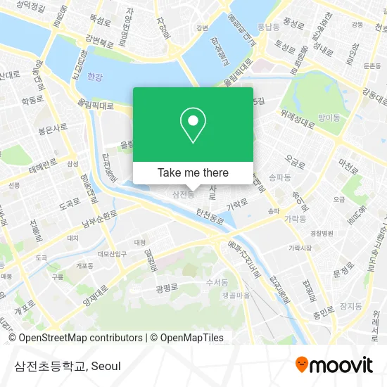 삼전초등학교 map