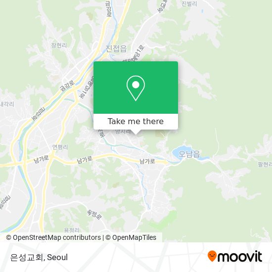 은성교회 map