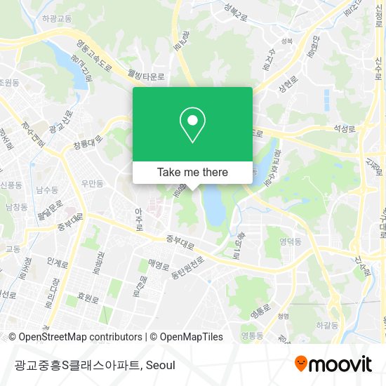 광교중흥S클래스아파트 map