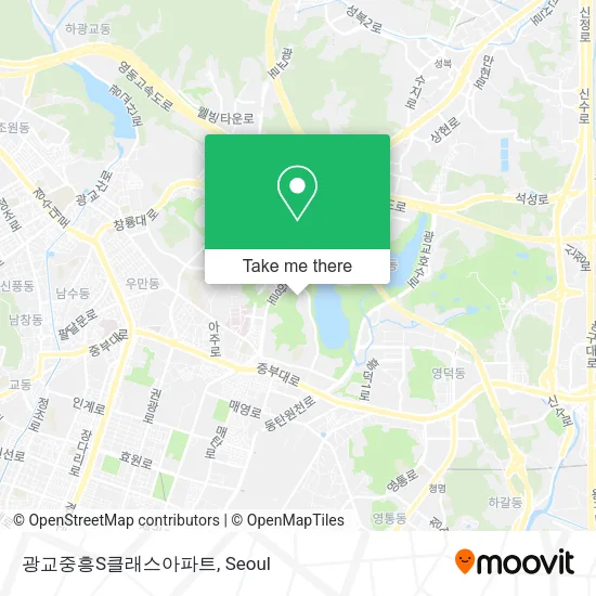 광교중흥S클래스아파트 map