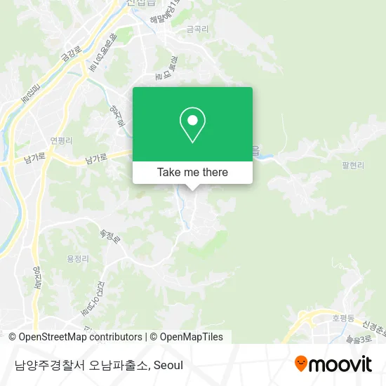 남양주경찰서 오남파출소 map