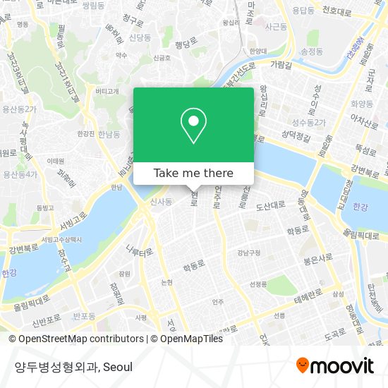 양두병성형외과 map