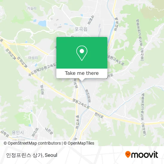 인정프린스 상가 map