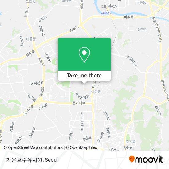 가온호수유치원 map