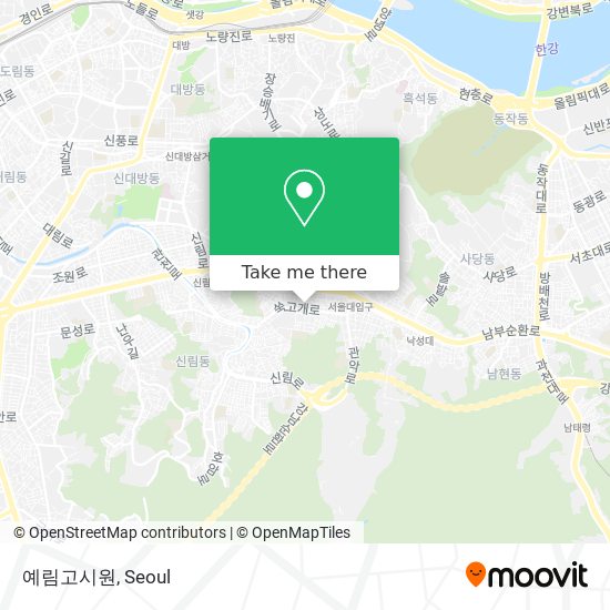 예림고시원 map