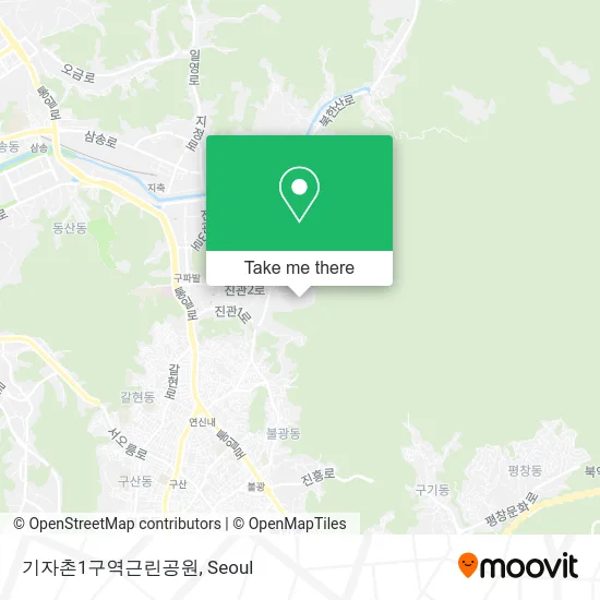 기자촌1구역근린공원 map