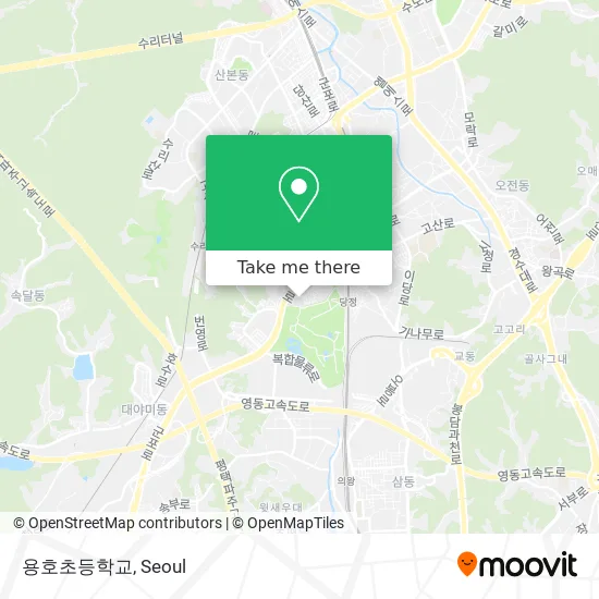 용호초등학교 map