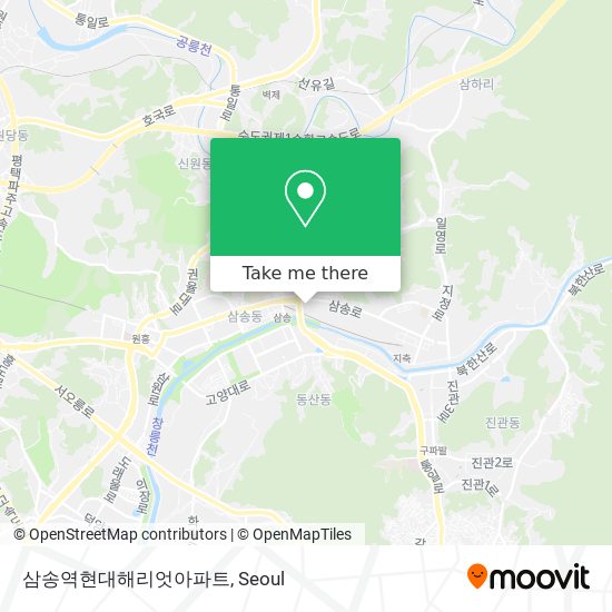 삼송역현대해리엇아파트 map