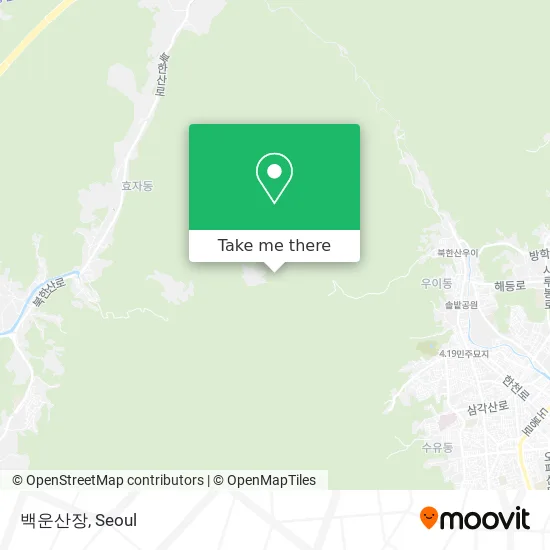 백운산장 map