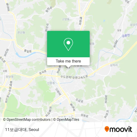 11보급대대 map