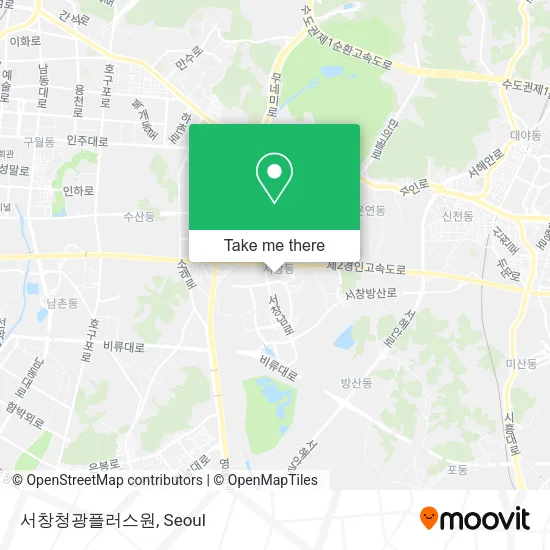 서창청광플러스원 map